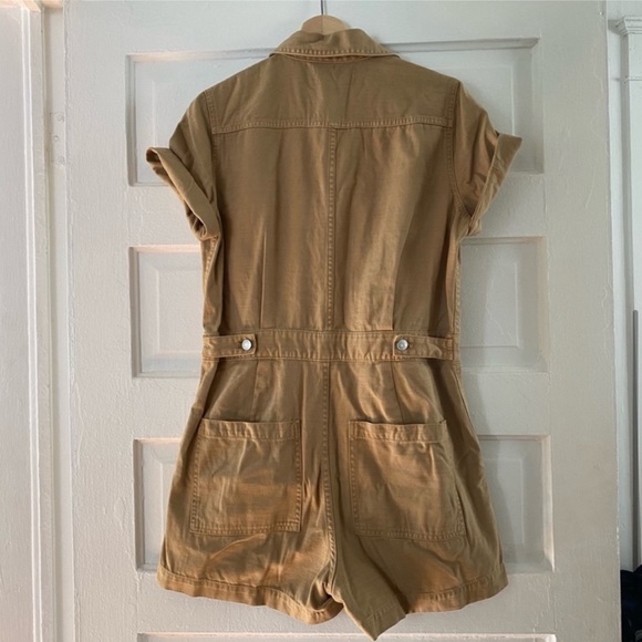 Madewell • Garment-Dyed Coverall Romper - Picture 4 of 9